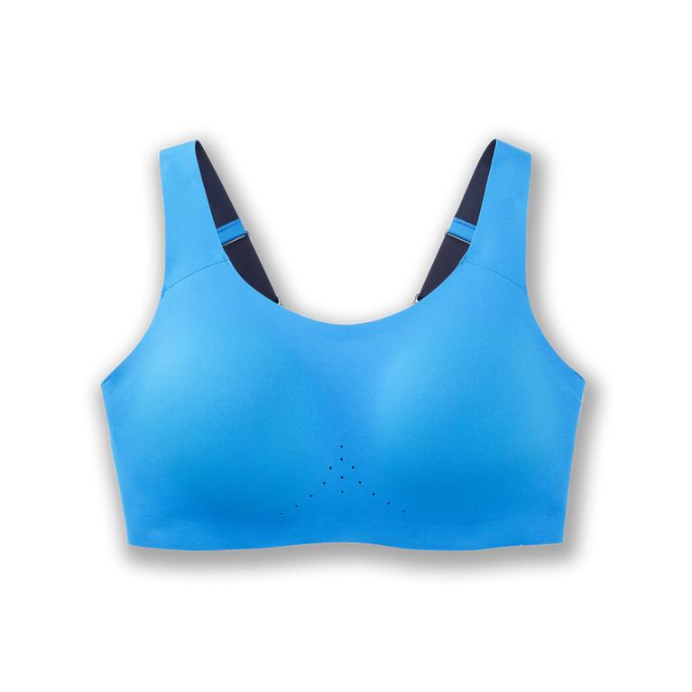 Brooks DARE SCOOPBACK Running Bra Womens Canada - Blue Bolt/Navy (PIH504869)